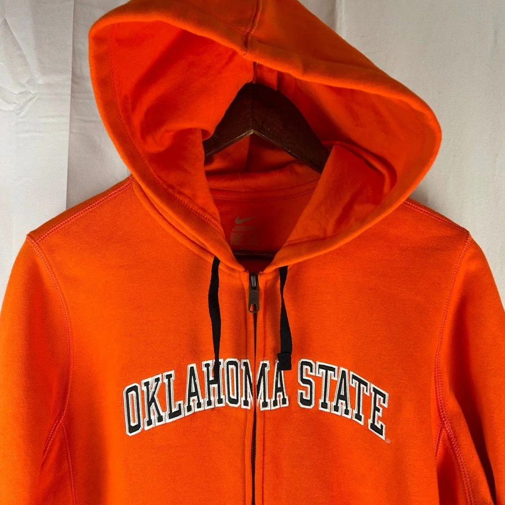 Nike Oklahoma State Cowboys OSU Full Zip Hoodie Youth XL 16-18 Orange 19114X-OC4